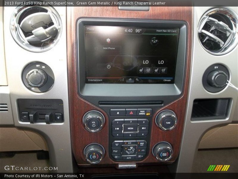 Green Gem Metallic / King Ranch Chaparral Leather 2013 Ford F150 King Ranch SuperCrew