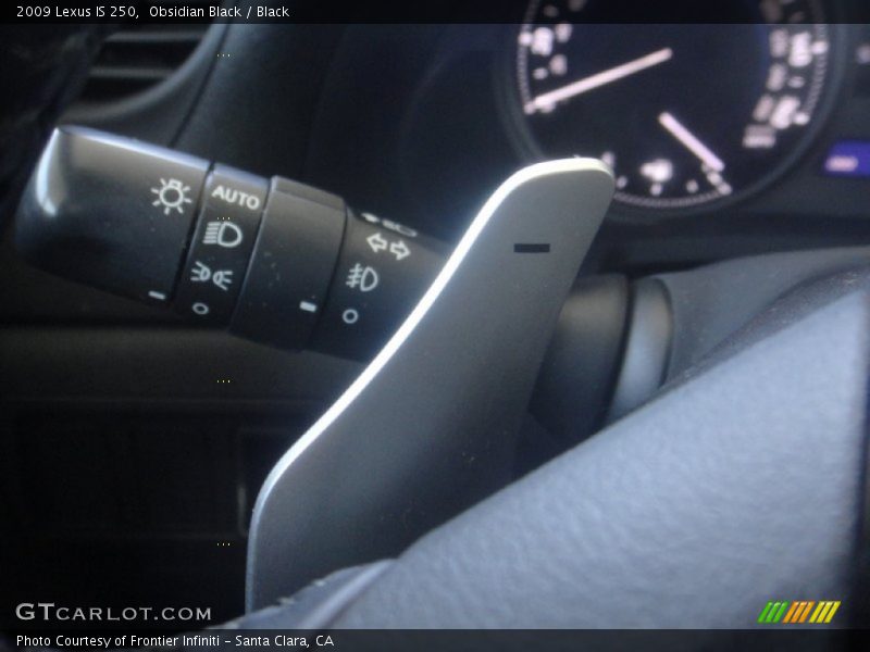 Obsidian Black / Black 2009 Lexus IS 250