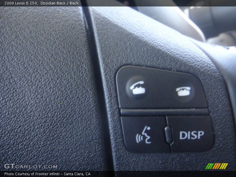 Obsidian Black / Black 2009 Lexus IS 250