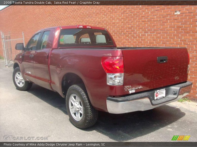 Salsa Red Pearl / Graphite Gray 2008 Toyota Tundra Double Cab