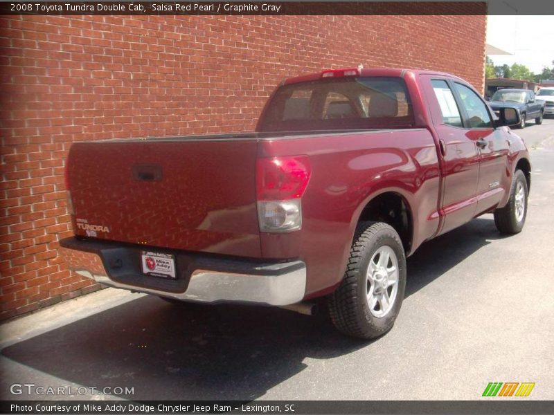 Salsa Red Pearl / Graphite Gray 2008 Toyota Tundra Double Cab