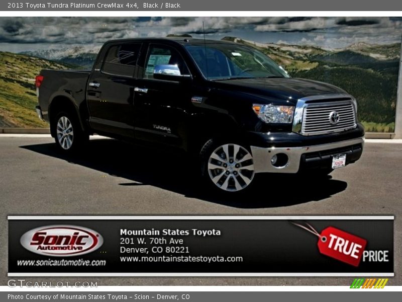 Black / Black 2013 Toyota Tundra Platinum CrewMax 4x4