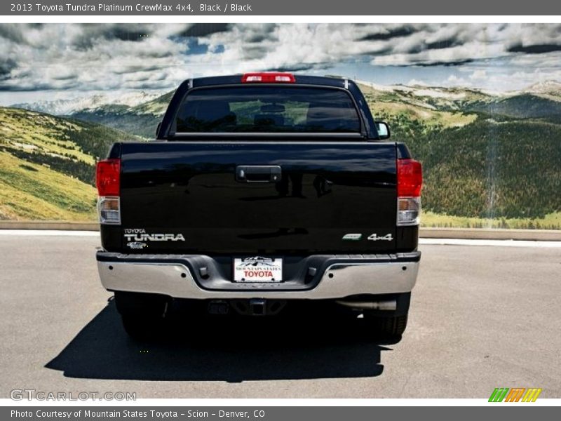 Black / Black 2013 Toyota Tundra Platinum CrewMax 4x4