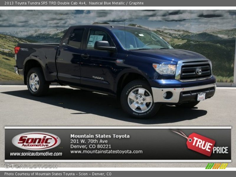 Nautical Blue Metallic / Graphite 2013 Toyota Tundra SR5 TRD Double Cab 4x4