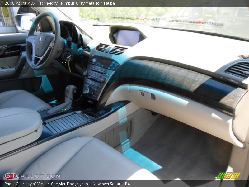 Nimbus Gray Metallic / Taupe 2008 Acura MDX Technology