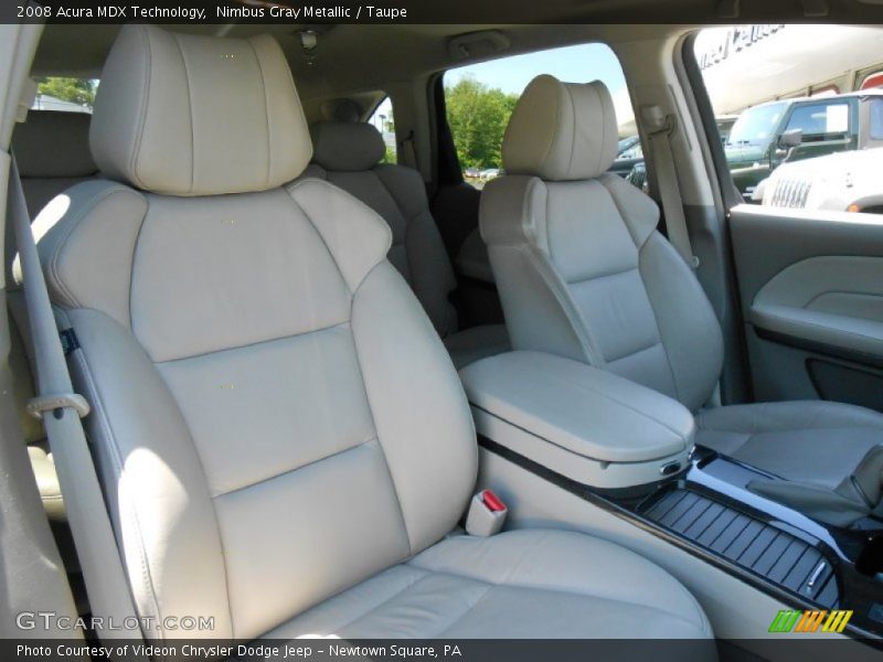 Nimbus Gray Metallic / Taupe 2008 Acura MDX Technology