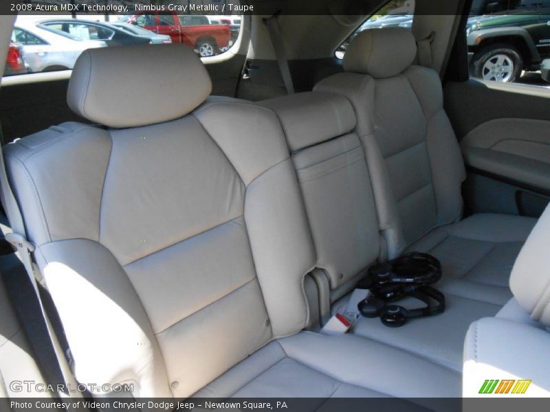 Nimbus Gray Metallic / Taupe 2008 Acura MDX Technology