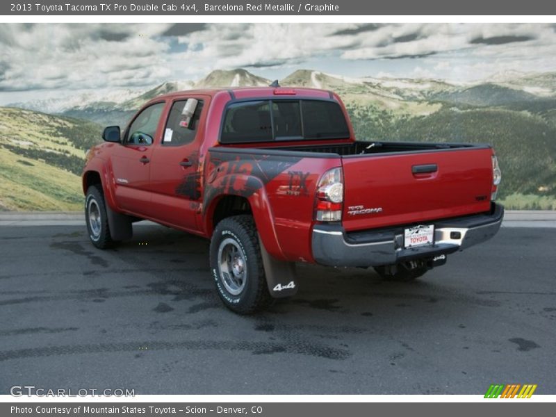 Barcelona Red Metallic / Graphite 2013 Toyota Tacoma TX Pro Double Cab 4x4