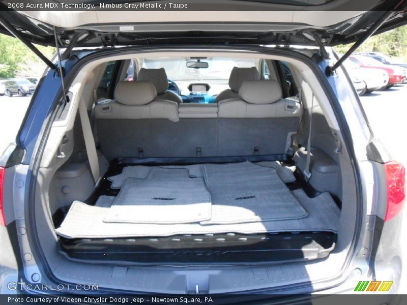 Nimbus Gray Metallic / Taupe 2008 Acura MDX Technology