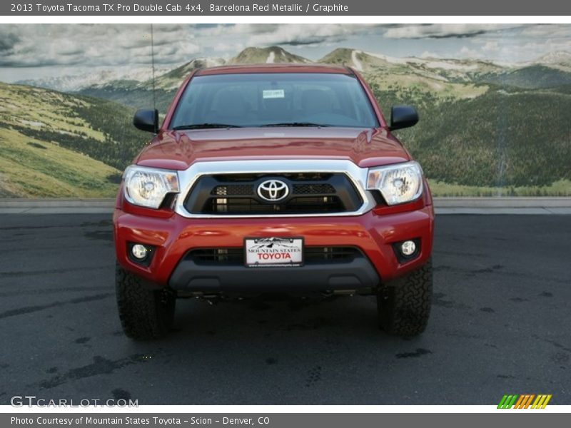 Barcelona Red Metallic / Graphite 2013 Toyota Tacoma TX Pro Double Cab 4x4