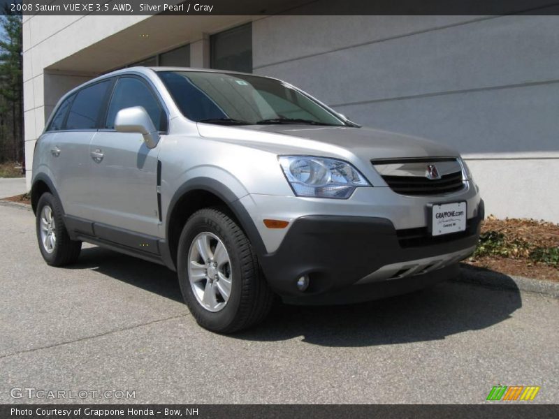 Silver Pearl / Gray 2008 Saturn VUE XE 3.5 AWD
