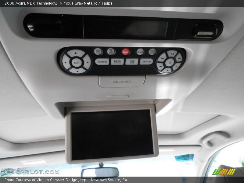 Nimbus Gray Metallic / Taupe 2008 Acura MDX Technology