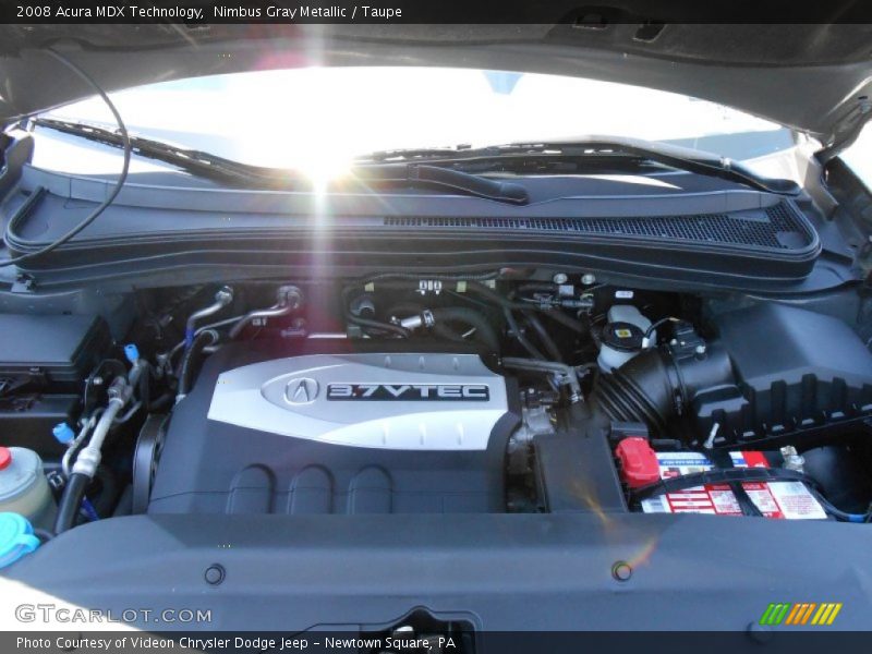 Nimbus Gray Metallic / Taupe 2008 Acura MDX Technology