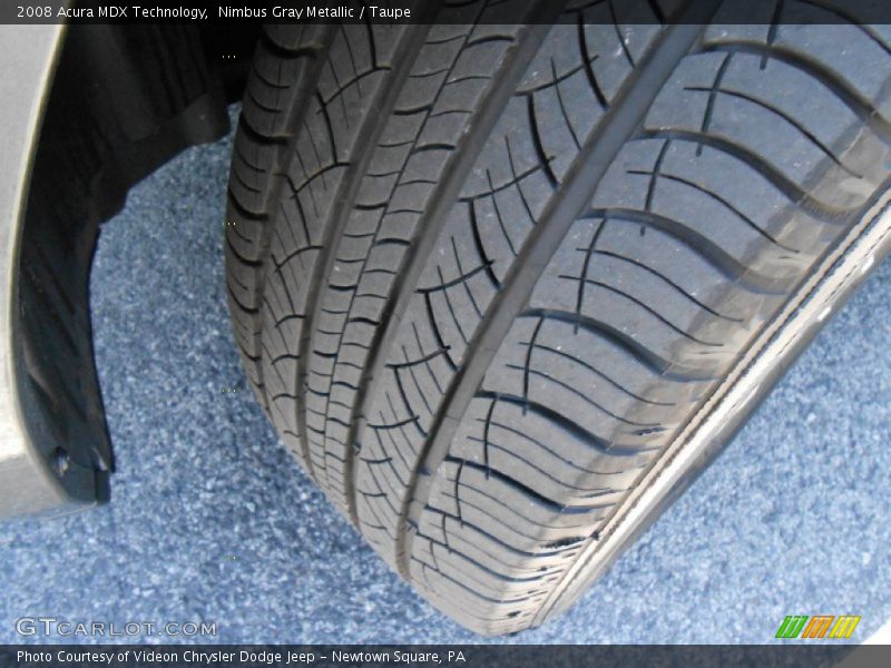 Nimbus Gray Metallic / Taupe 2008 Acura MDX Technology