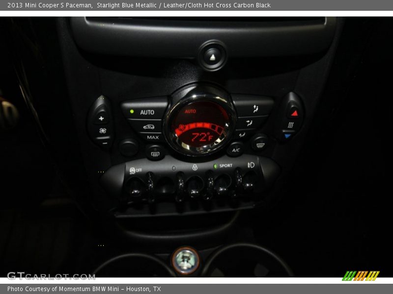 Starlight Blue Metallic / Leather/Cloth Hot Cross Carbon Black 2013 Mini Cooper S Paceman