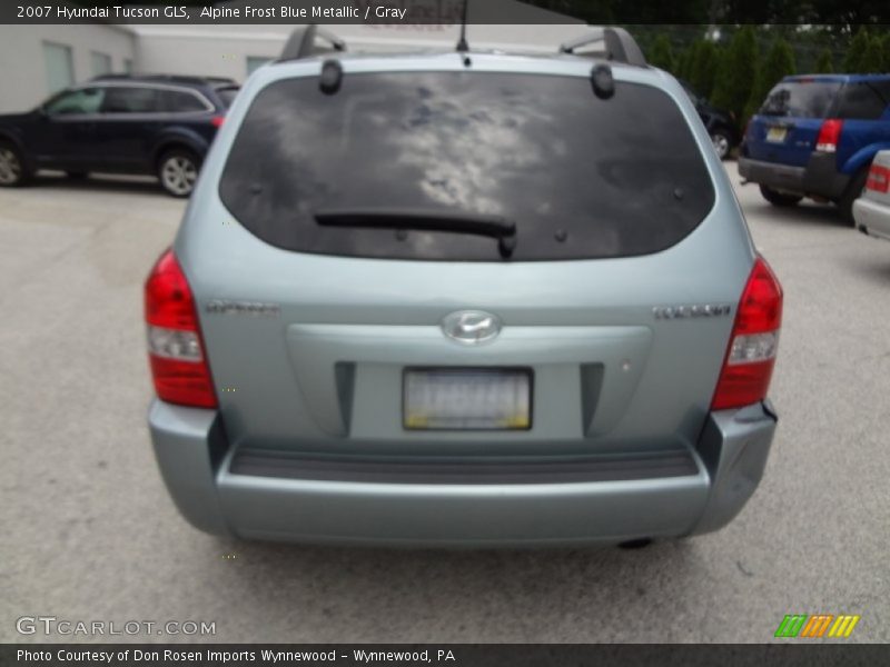Alpine Frost Blue Metallic / Gray 2007 Hyundai Tucson GLS