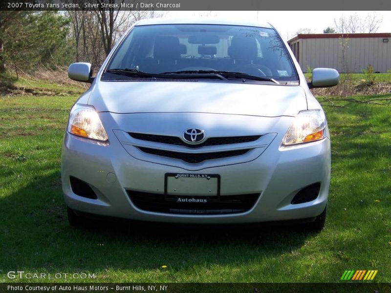 Silver Streak Mica / Dark Charcoal 2007 Toyota Yaris Sedan
