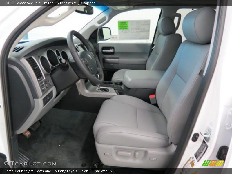  2013 Sequoia Limited Graphite Interior