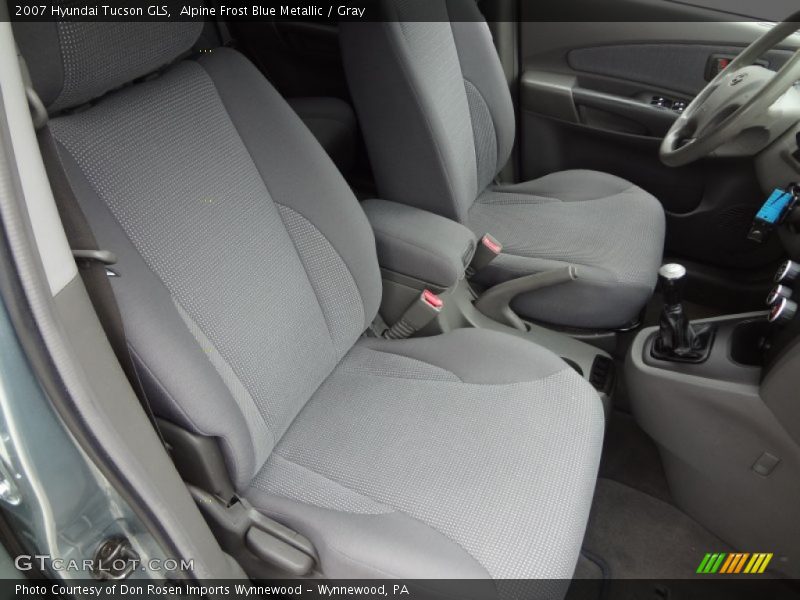 Alpine Frost Blue Metallic / Gray 2007 Hyundai Tucson GLS