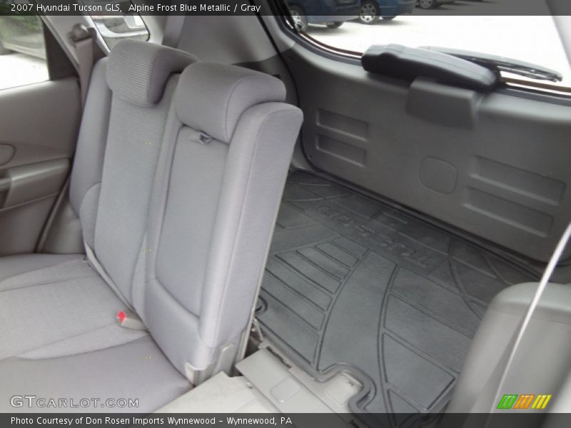 Alpine Frost Blue Metallic / Gray 2007 Hyundai Tucson GLS