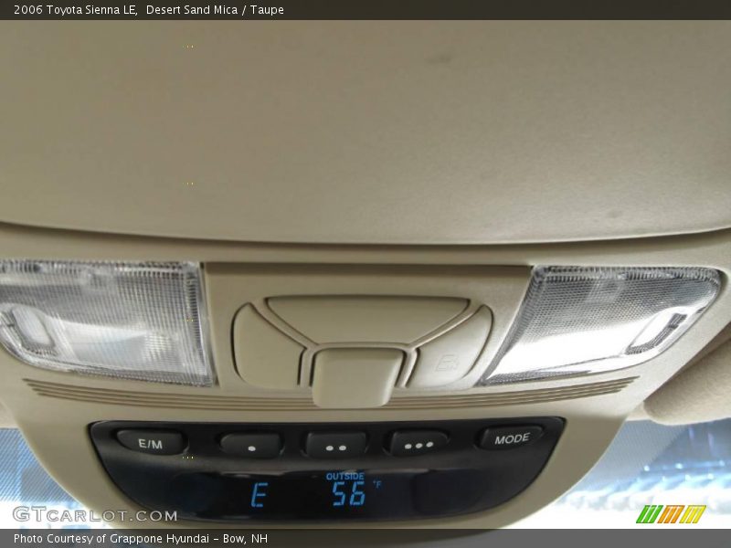 Desert Sand Mica / Taupe 2006 Toyota Sienna LE