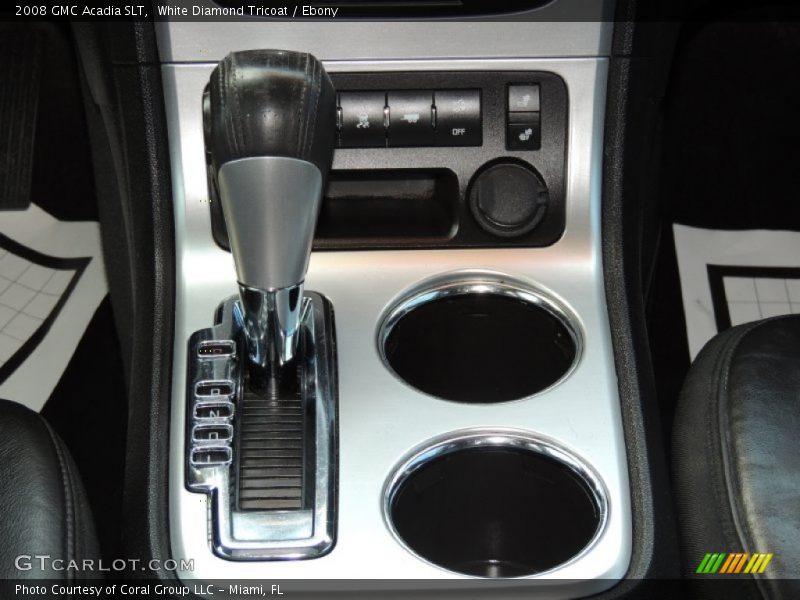 White Diamond Tricoat / Ebony 2008 GMC Acadia SLT