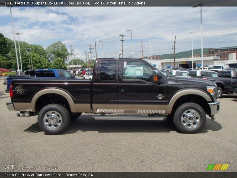  2013 F350 Super Duty Lariat SuperCab 4x4 Kodiak Brown Metallic