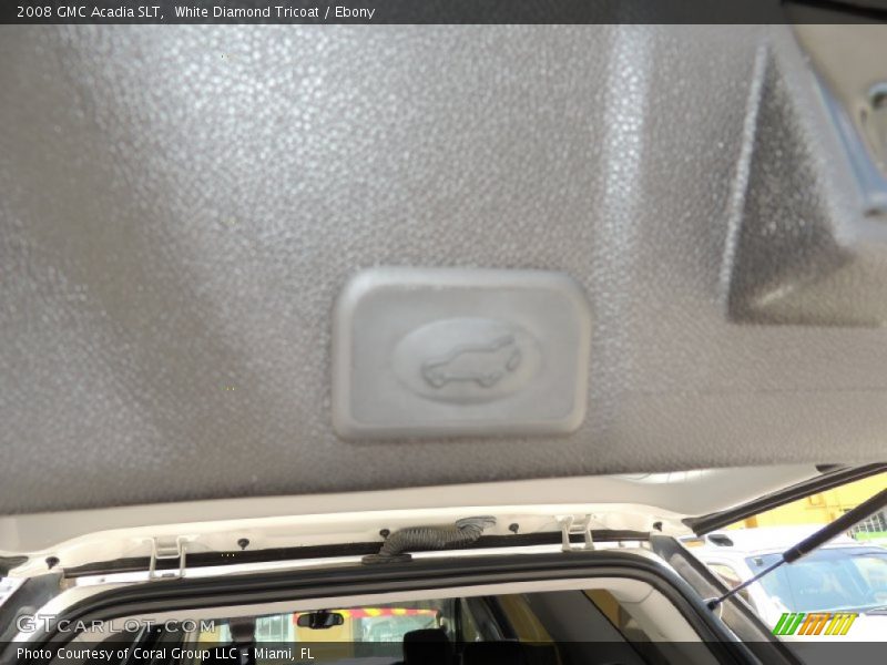 White Diamond Tricoat / Ebony 2008 GMC Acadia SLT