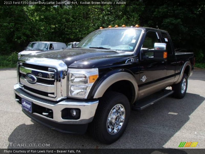 Kodiak Brown Metallic / Adobe 2013 Ford F350 Super Duty Lariat SuperCab 4x4