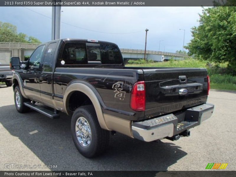 Kodiak Brown Metallic / Adobe 2013 Ford F350 Super Duty Lariat SuperCab 4x4