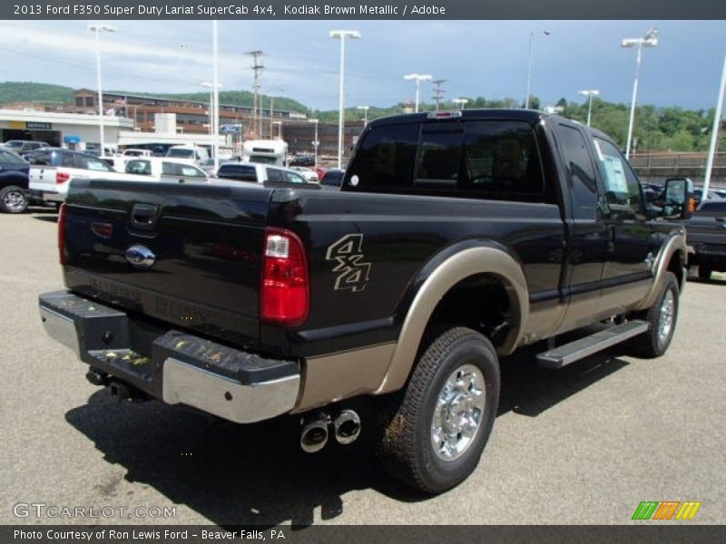 Kodiak Brown Metallic / Adobe 2013 Ford F350 Super Duty Lariat SuperCab 4x4