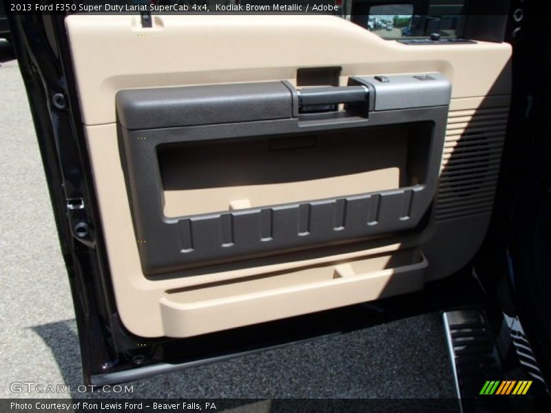 Kodiak Brown Metallic / Adobe 2013 Ford F350 Super Duty Lariat SuperCab 4x4