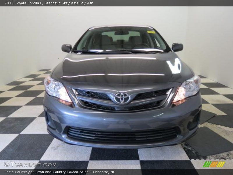 Magnetic Gray Metallic / Ash 2013 Toyota Corolla L