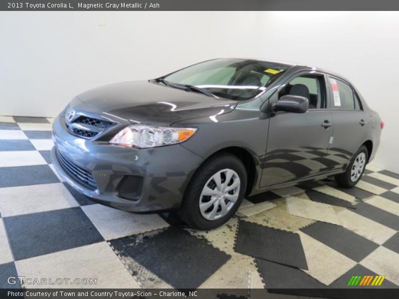 Magnetic Gray Metallic / Ash 2013 Toyota Corolla L