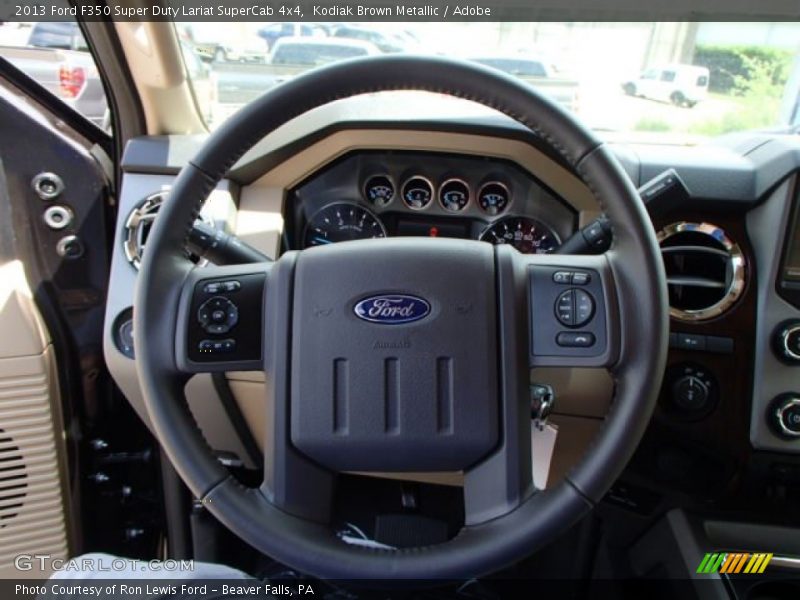  2013 F350 Super Duty Lariat SuperCab 4x4 Steering Wheel