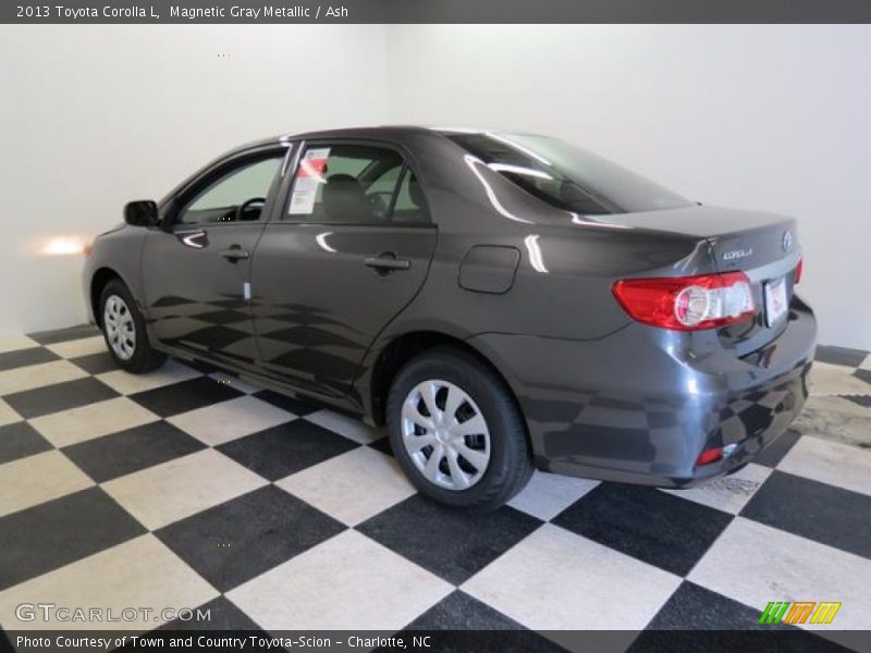 Magnetic Gray Metallic / Ash 2013 Toyota Corolla L