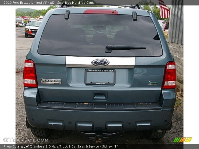 Steel Blue Metallic / Camel 2010 Ford Escape Limited V6 4WD