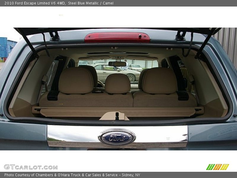 Steel Blue Metallic / Camel 2010 Ford Escape Limited V6 4WD
