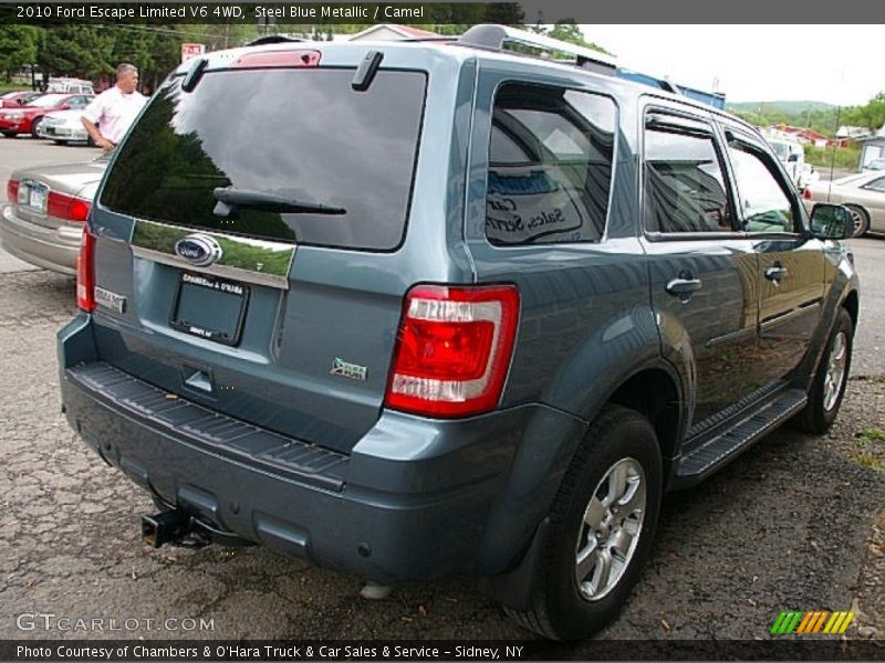 Steel Blue Metallic / Camel 2010 Ford Escape Limited V6 4WD