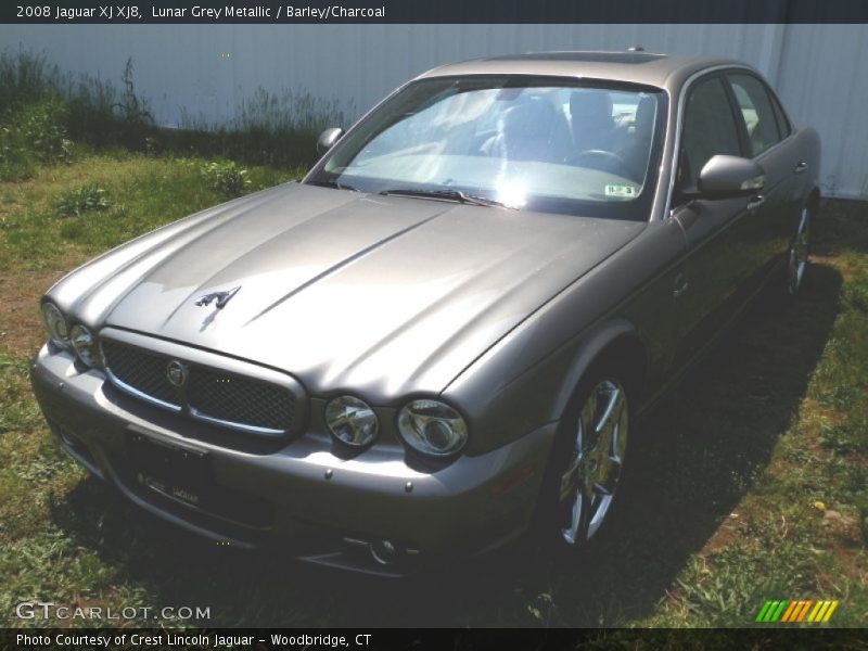 Lunar Grey Metallic / Barley/Charcoal 2008 Jaguar XJ XJ8