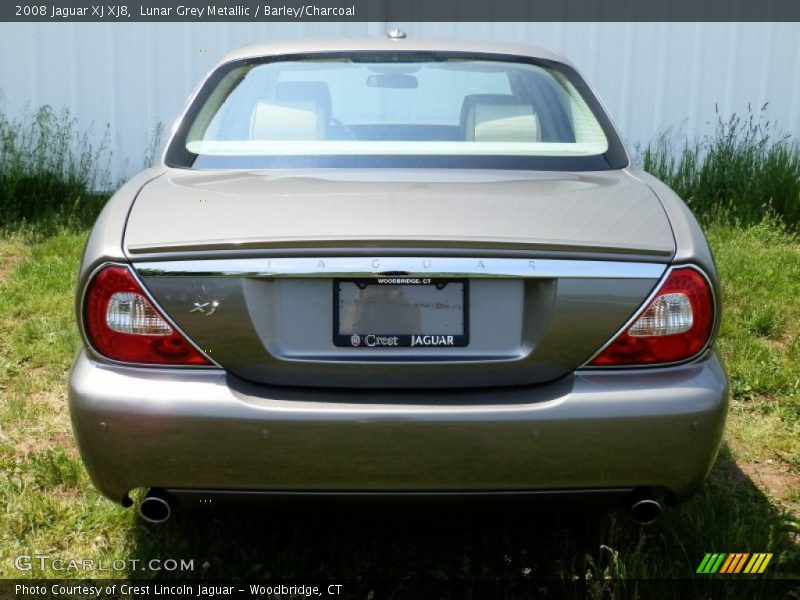 Lunar Grey Metallic / Barley/Charcoal 2008 Jaguar XJ XJ8