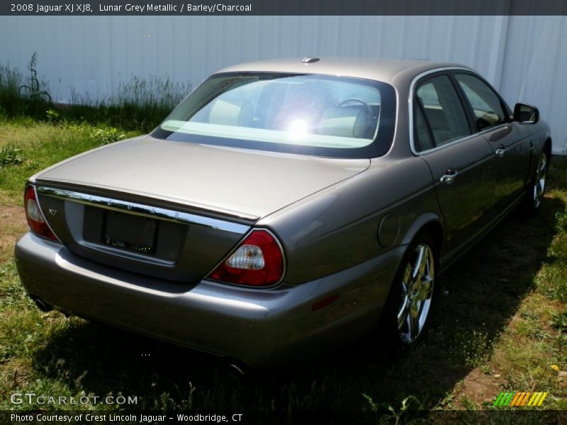 Lunar Grey Metallic / Barley/Charcoal 2008 Jaguar XJ XJ8