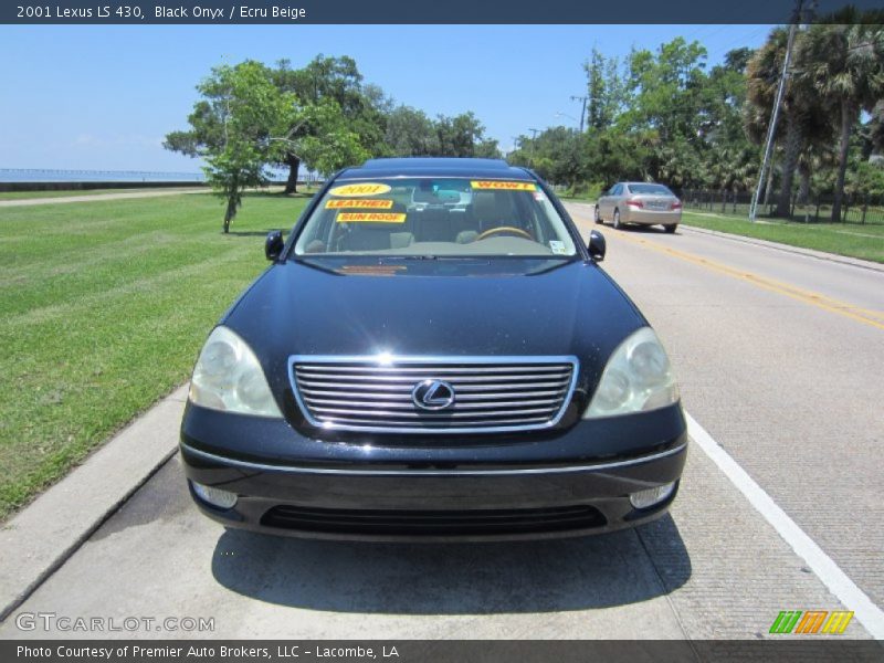 Black Onyx / Ecru Beige 2001 Lexus LS 430