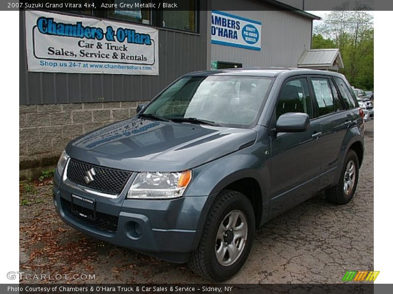 Azure Grey Metallic / Black 2007 Suzuki Grand Vitara 4x4