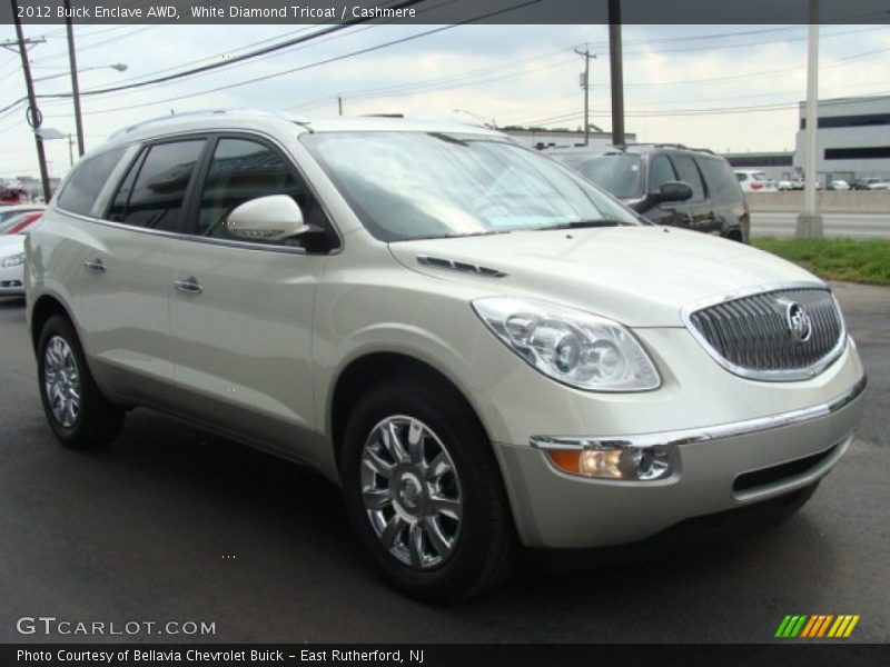 White Diamond Tricoat / Cashmere 2012 Buick Enclave AWD