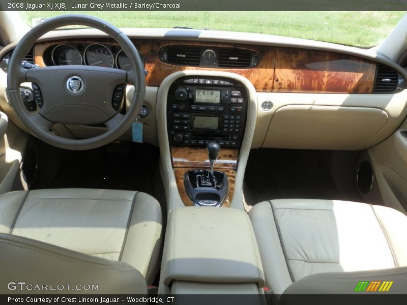 Lunar Grey Metallic / Barley/Charcoal 2008 Jaguar XJ XJ8