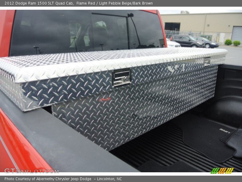 Flame Red / Light Pebble Beige/Bark Brown 2012 Dodge Ram 1500 SLT Quad Cab