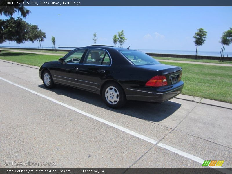 Black Onyx / Ecru Beige 2001 Lexus LS 430