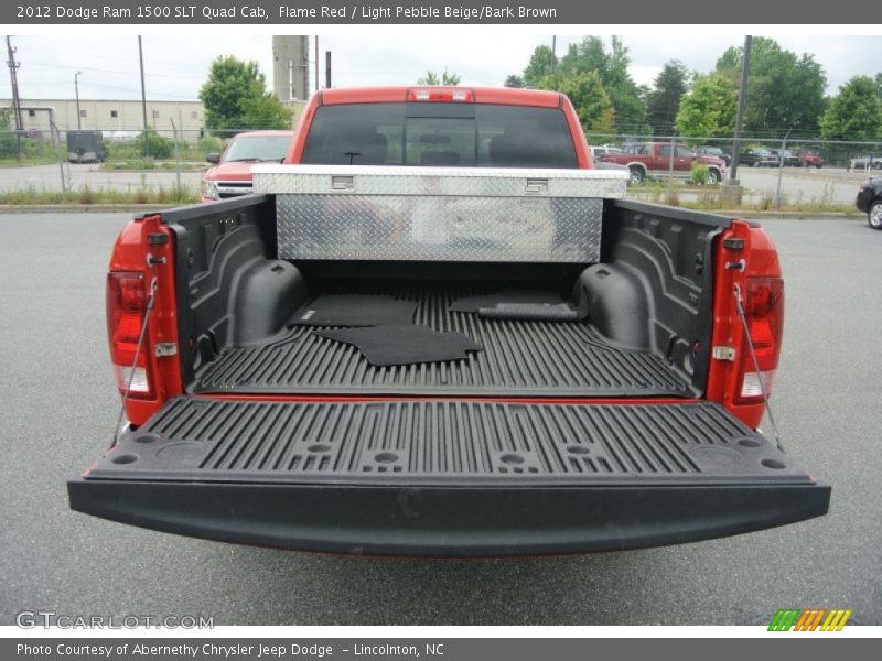 Flame Red / Light Pebble Beige/Bark Brown 2012 Dodge Ram 1500 SLT Quad Cab