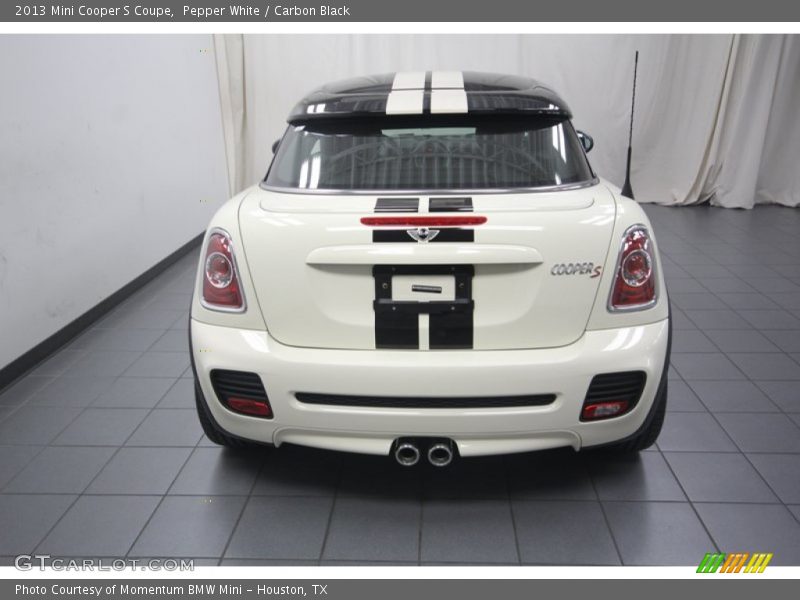Pepper White / Carbon Black 2013 Mini Cooper S Coupe